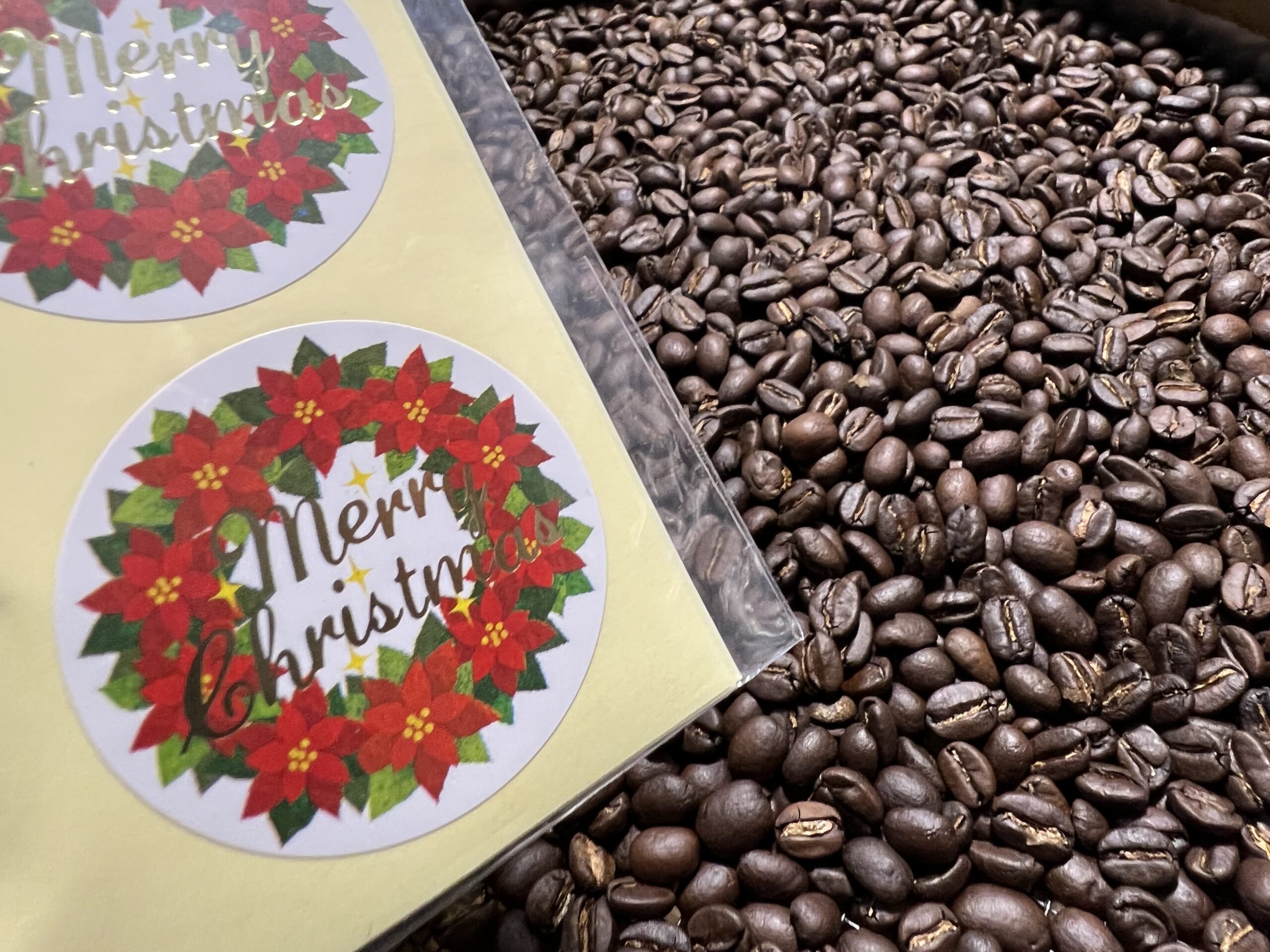 今年もスペシャルティコーヒー豆のみで作る、『クリスマスブレンド』販売します！【エチオピアが香る、“ビターモカブレンド”です】